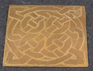 Etched Copper Celtic Knot Rubbing Plate