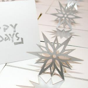 Snowflake Pop Up Card by Andrew Crawford
