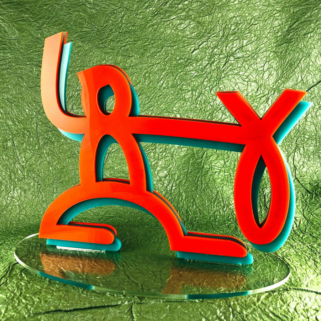 Fishhugger Acrylic Stand-Up Logo