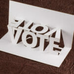 Pop the Vote pop up card