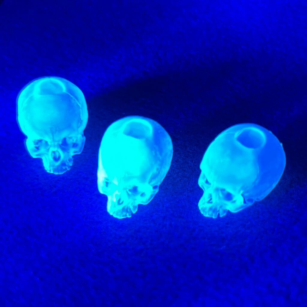 Skull Beads (UV Curing)