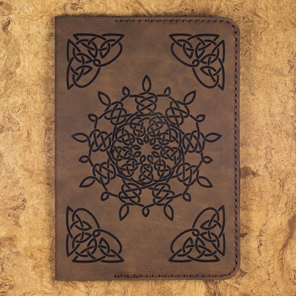 Celtic Snowflake Journals (Dark Brown)