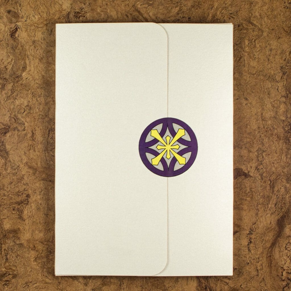 Celtic Snowflake Journals Packaging (Back)