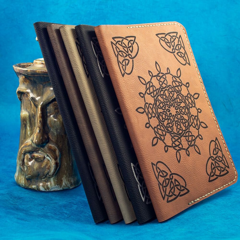 Celtic Snowflake Journals (Shelf View)