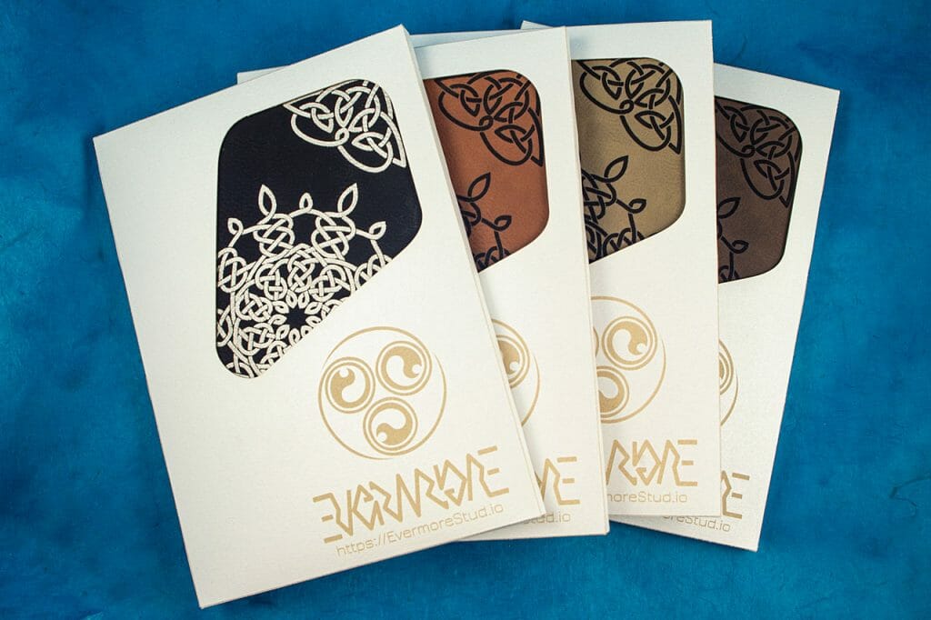 Celtic Snowflake Journals in Packaging
