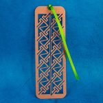 Celtic Key Pattern Kirigami Bookmark