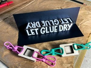 Let Glue Dry Pop Up Card (Laura Kampf Edition)
