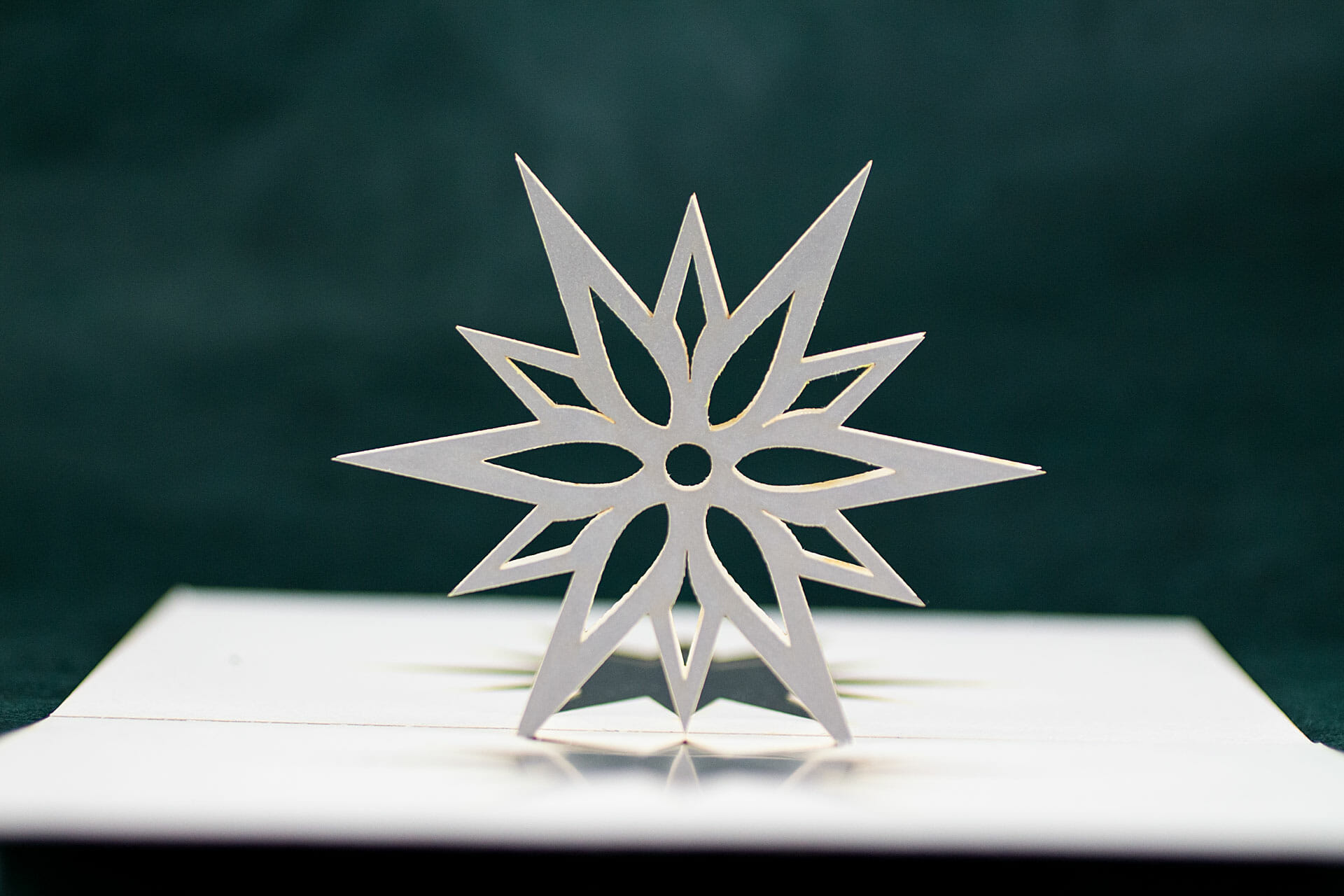 Snowflake Pop Up Card Evermore