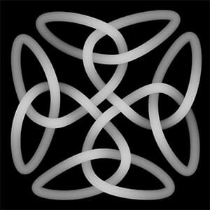 Square Celtic Knot 1 Depthmap