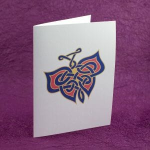 Knotwork Butterfly Card