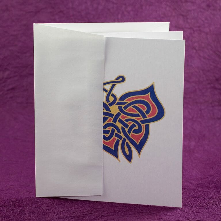 Knotwork Butterfly Card with envelope