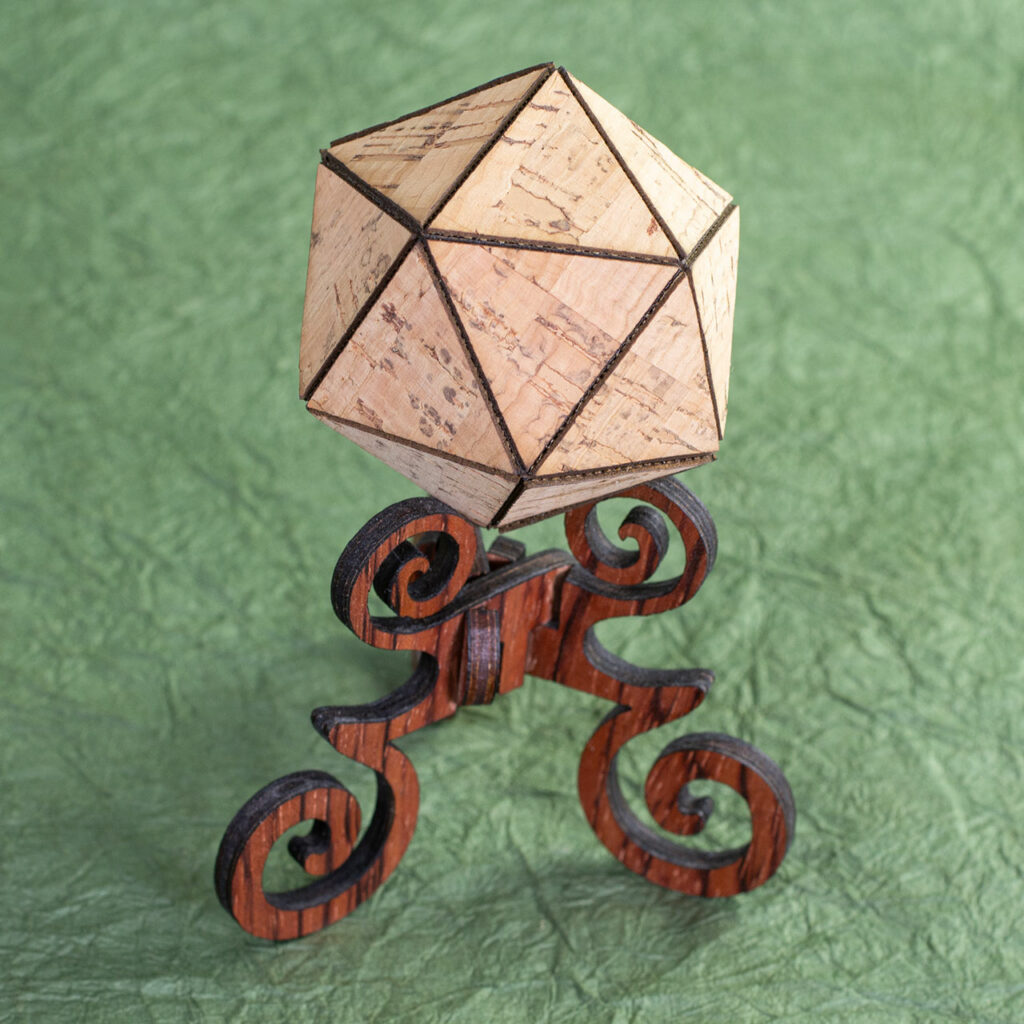 Cork icosahedron